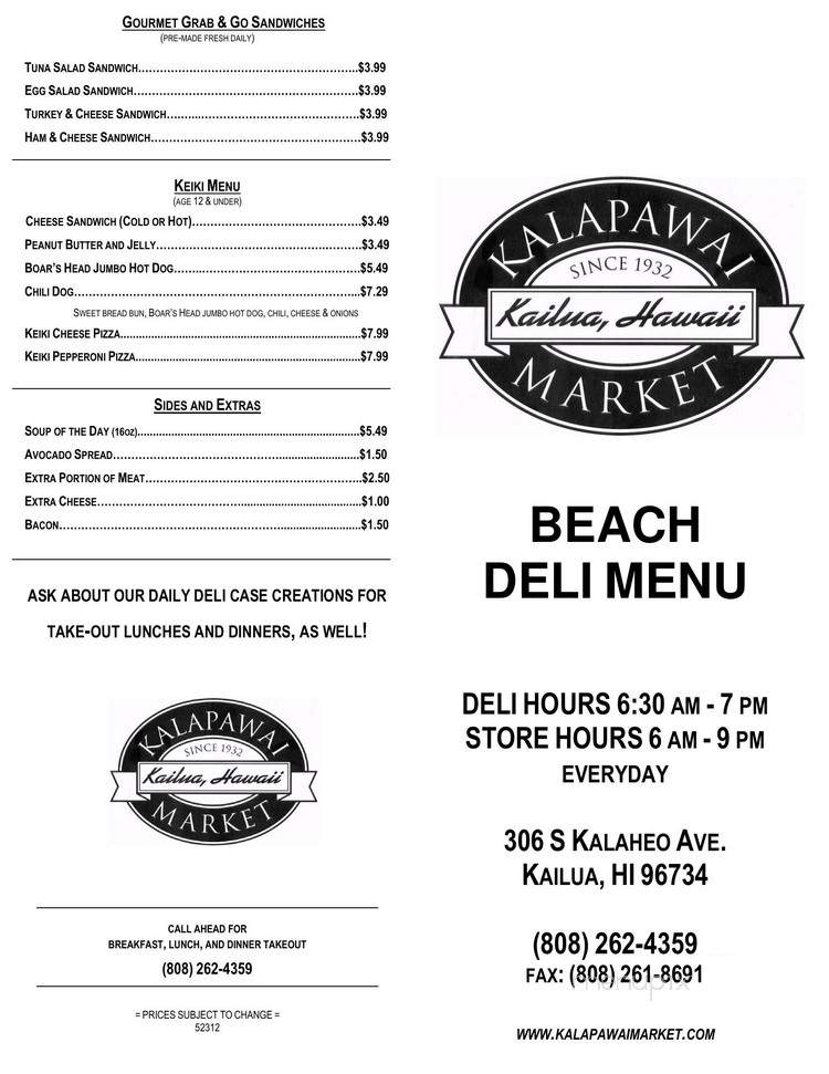 Kalapawai Cafe & Deli - Kapolei, HI