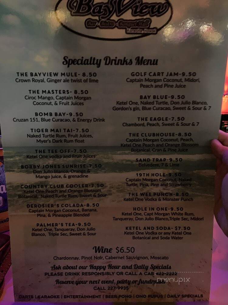 Bay View Bar and Bistro - Kaneohe, HI