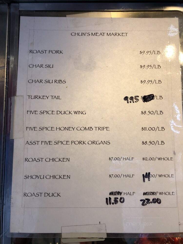 Chun's Meat Market - Honolulu, HI