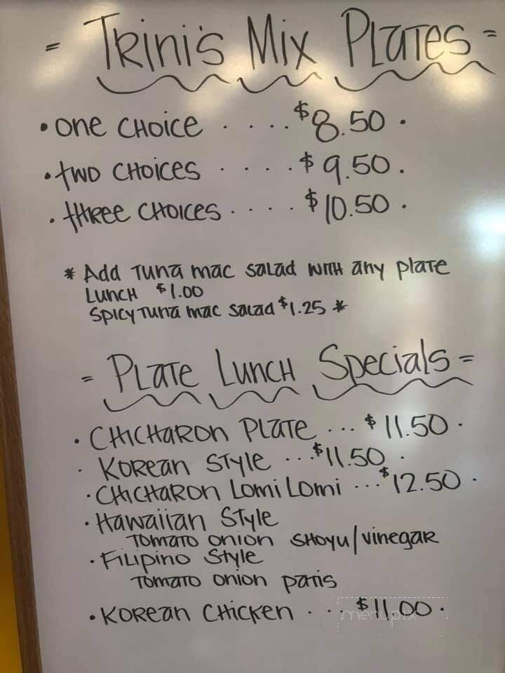 Trini's Mix Plate & Catering - Kailua Kona, HI