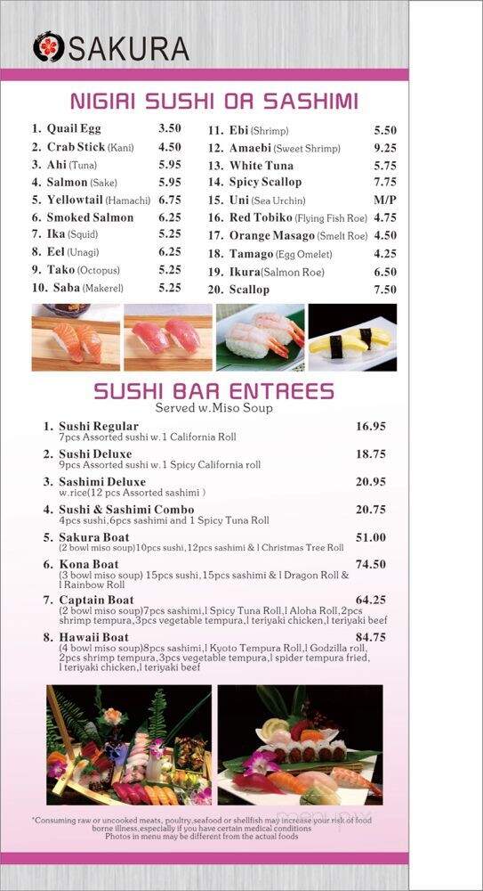 Sakura Sushi & Grill - Hilo, HI