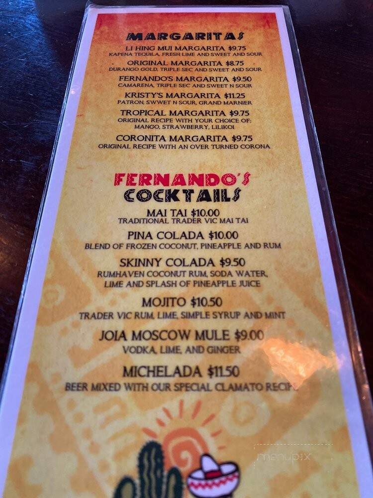 Fernando's Mexican Grill - Kahului, HI
