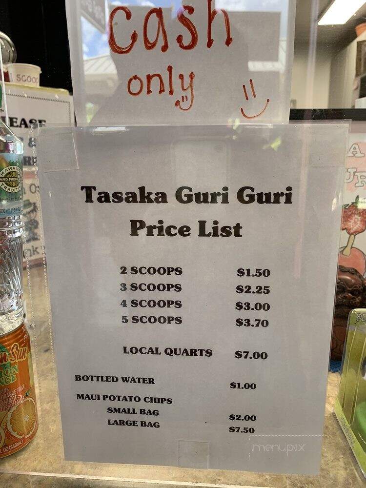 Tasaka Guri Guri Shop - Kahului, HI