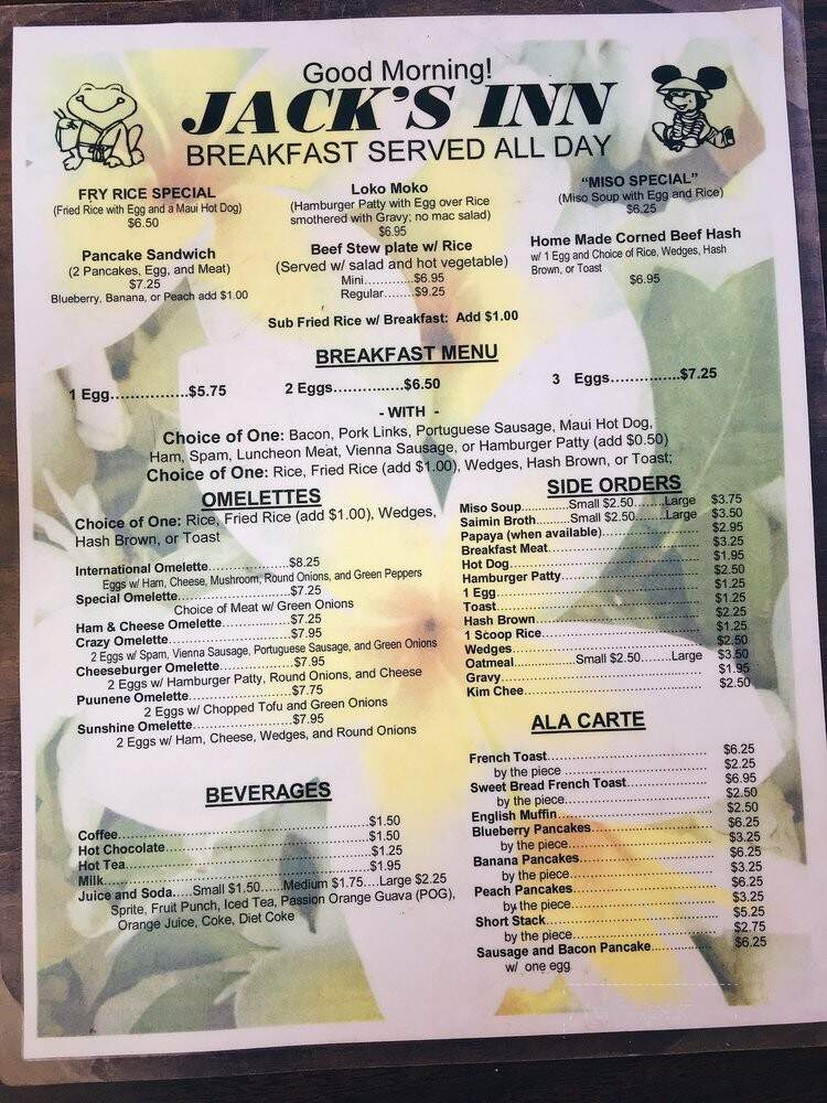 Jack's Inn - Kahului, HI