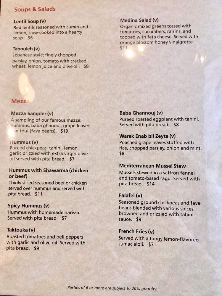 Medina Moroccan Cuisine - Honolulu, HI