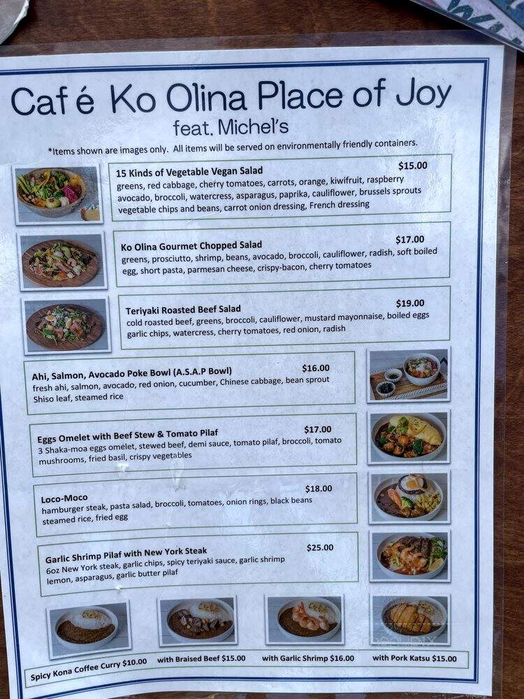 Cafe Ko Olina Place of Joy - Kapolei, HI