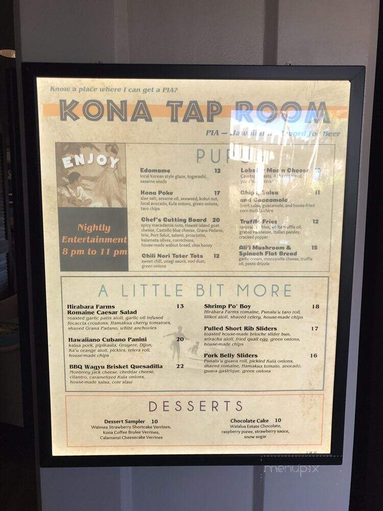 Kona Tap Room - Waikoloa Village, HI
