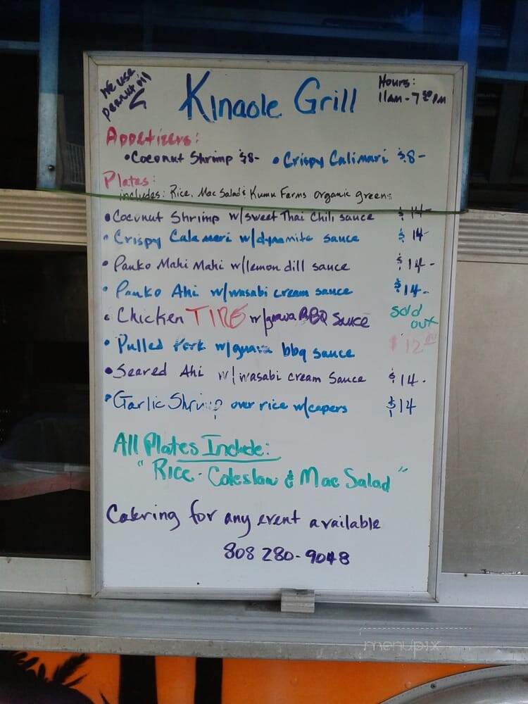 Kinaole Grill food truck - Kihei, HI