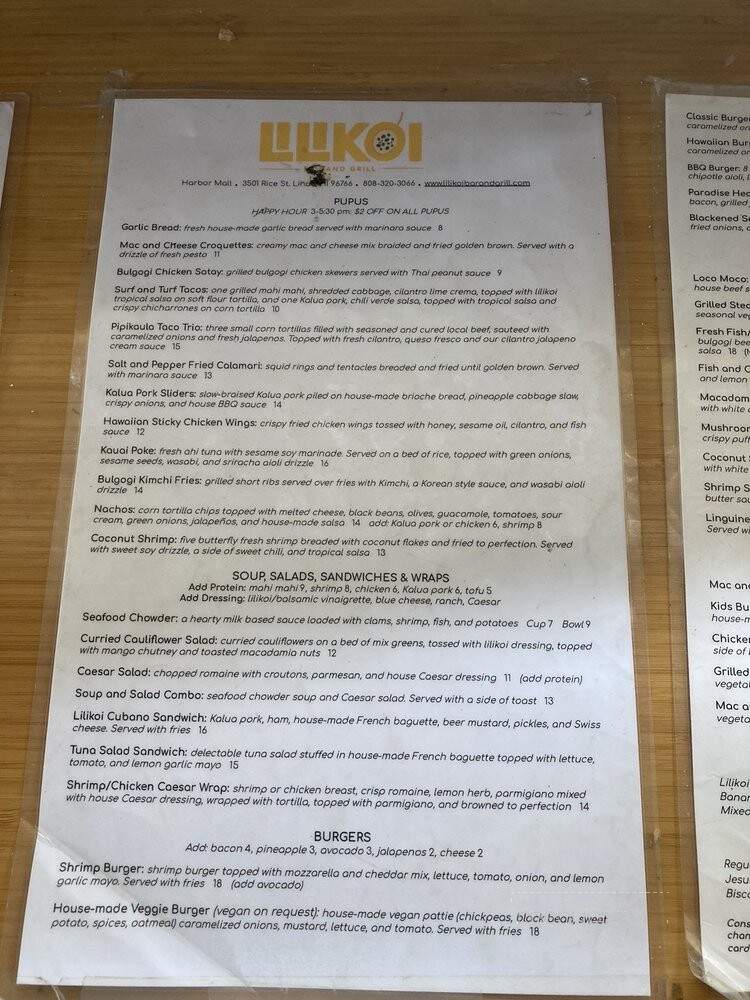 Lilikoi Bar and Grill - Lihue, HI