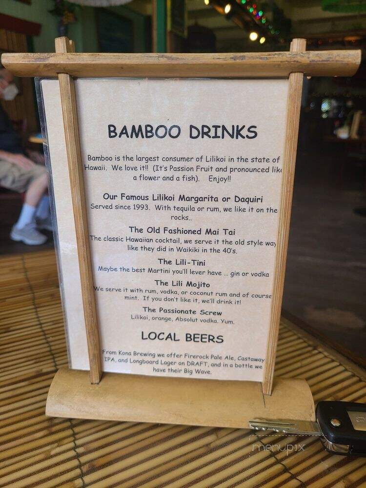 Bamboo Restaurant & Gallery - Hawi, HI