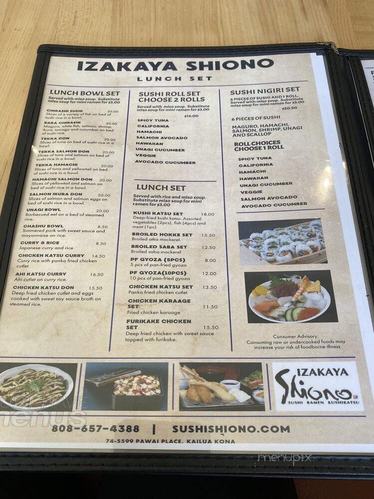 Izakaya Shiono Kona - Kailua-Kona, HI