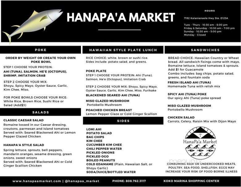 HanaPa'a Market - East Honolulu, HI