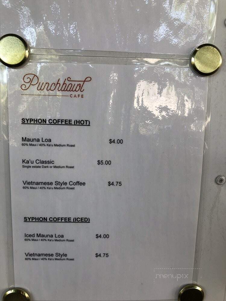 Punchbowl Cafe - Honolulu, HI