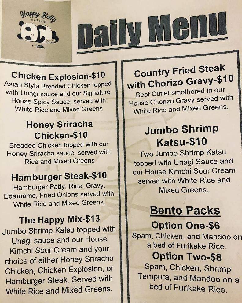 Happy Belly Eatery - Honolulu, HI