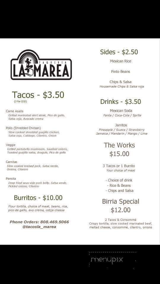 Taqueria La Marea - Honolulu, HI