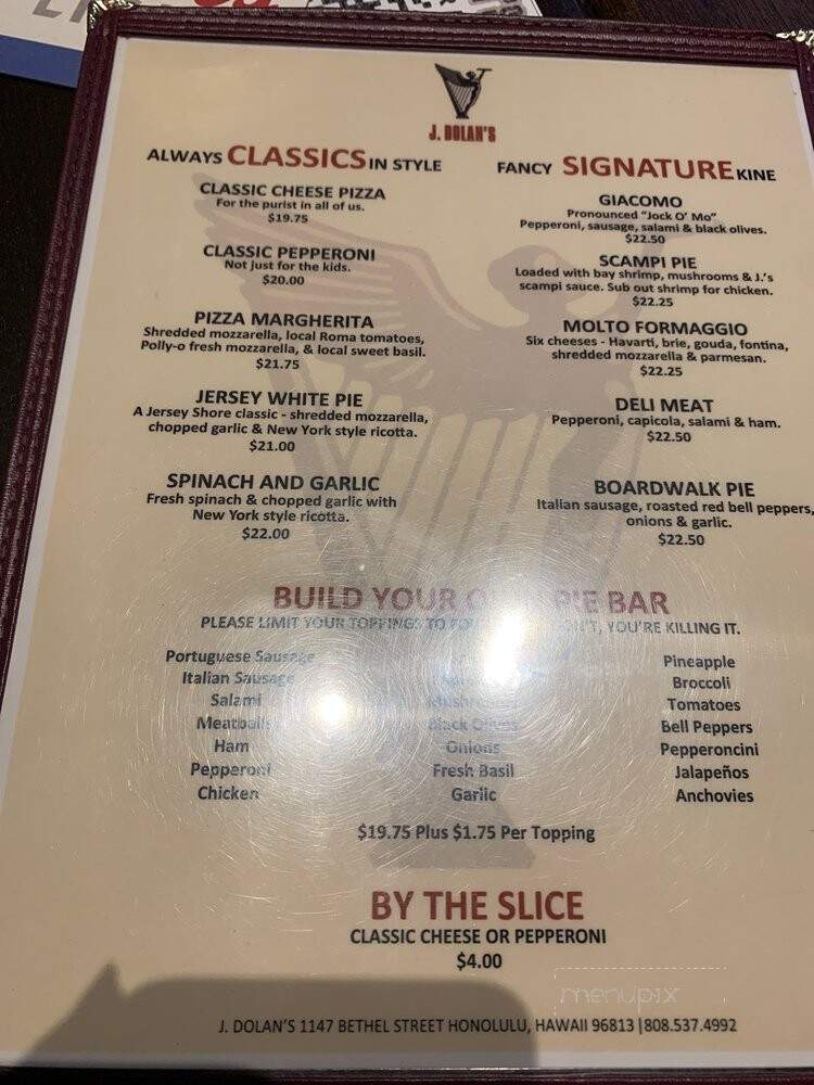 J.J. Dolan's - Honolulu, HI