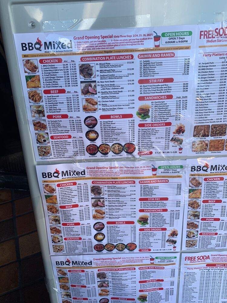 BBQ Mixed - Honolulu, HI