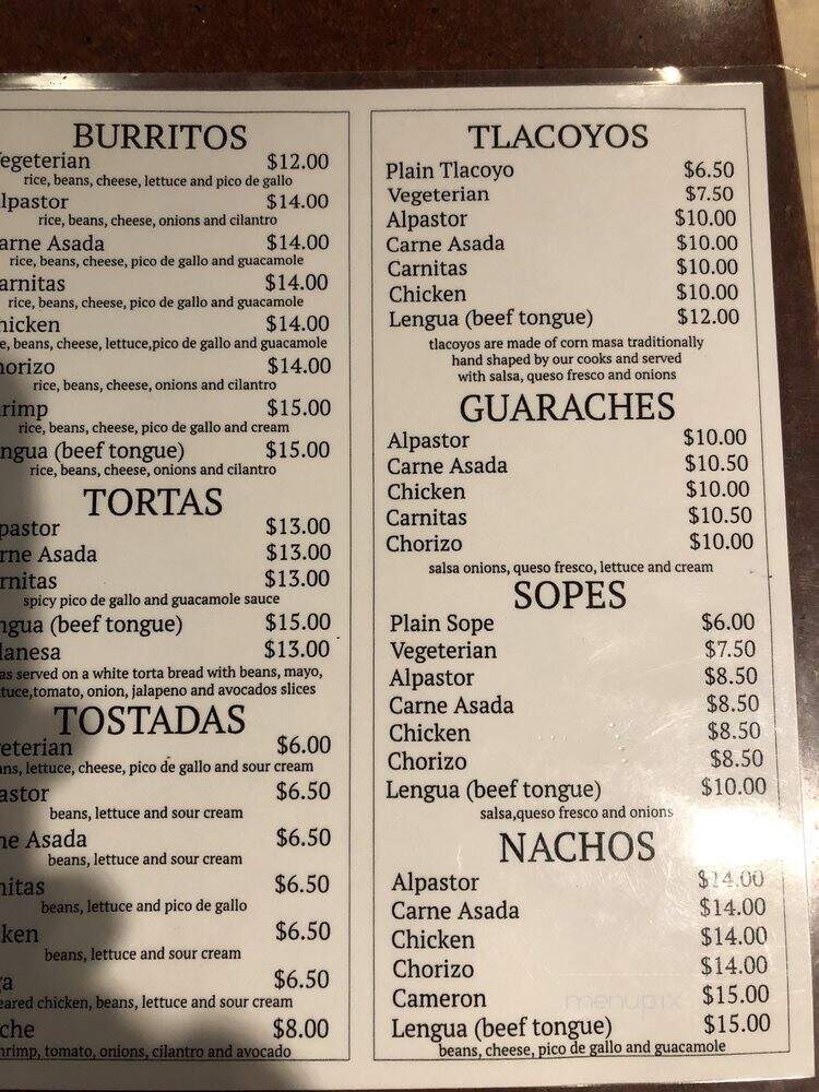 La Poblana Comida Mexicana - Kahului, HI