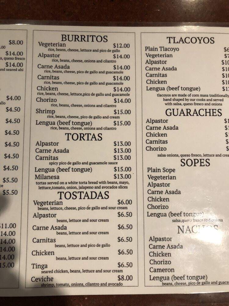 La Poblana Comida Mexicana - Kahului, HI