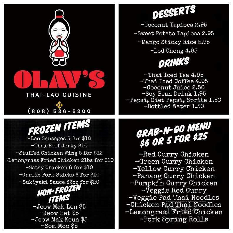 Olay's Thai Lao Cuisine - Honolulu, HI