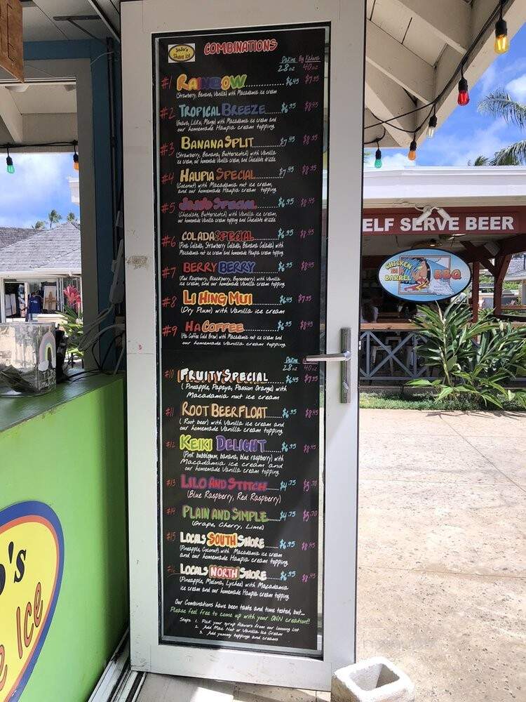 JoJo's Shave Ice - Hanalei, HI