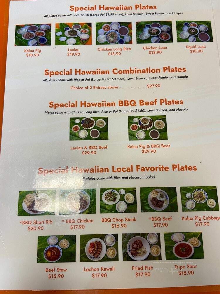 Da Ono Hawaiian Foods - Honolulu, HI