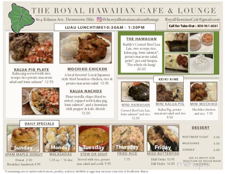 The Royal Hawaiian Cafe and Lounge - Hilo, HI